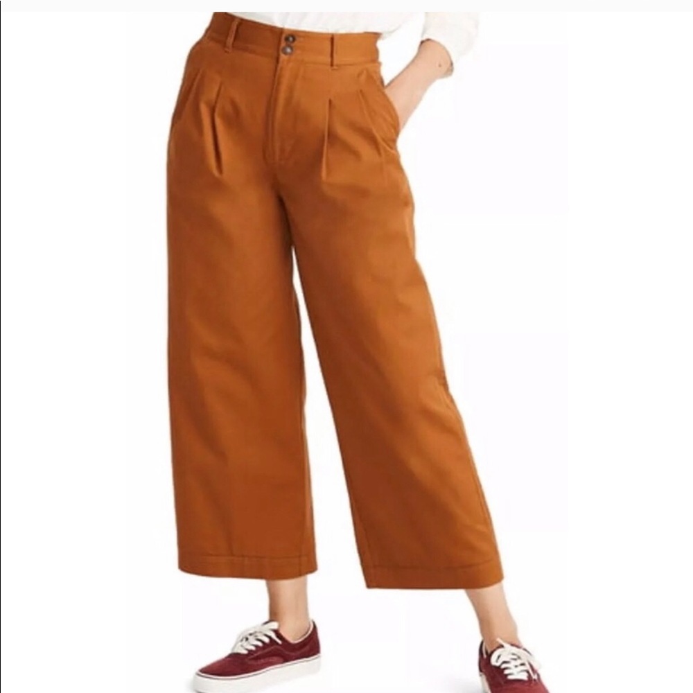 Madewell Wide Leg Pleated Pants 2